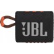Портативная акустика JBL Go 3 (черный/оранжевый)