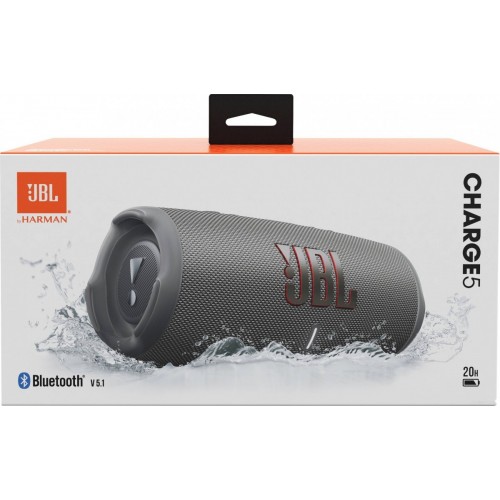 Портативная акустика JBL Charge 5 (серый)