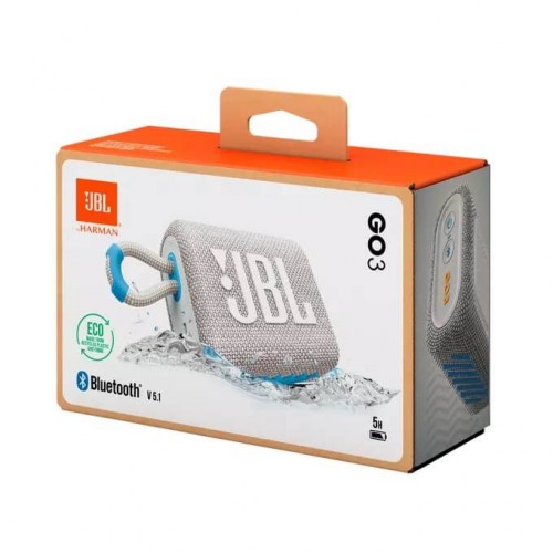 Портативная акустика JBL Go 3 Eco (белый)