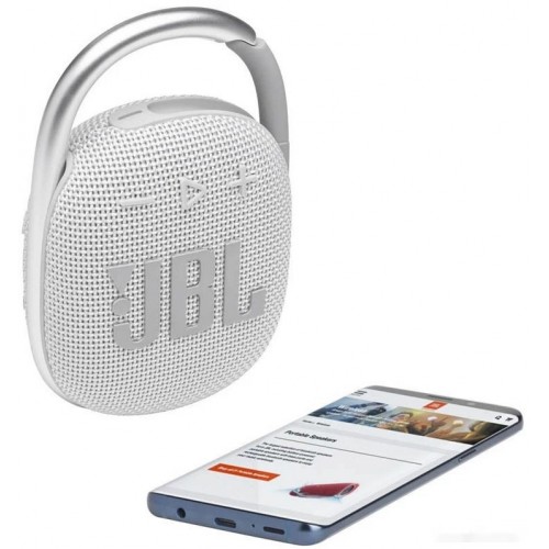 Портативная акустика JBL Clip 4 Eco (белый)