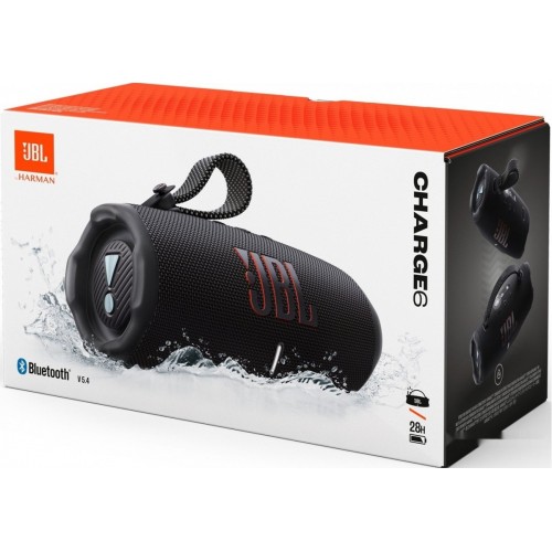 Портативная акустика JBL Charge 6 (черный)
