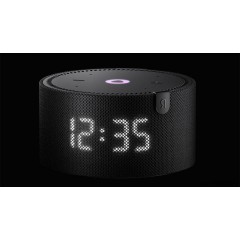 Умная колонка Яндекс Станция Мини 2 с часами (черный)
