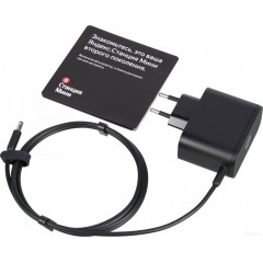 Умная колонка Яндекс Станция Мини 2 с часами (черный)