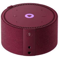 Умная колонка Яндекс Станция Мини 2 с часами (красный гранат)