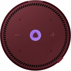 Умная колонка Яндекс Станция Мини 2 с часами (красный гранат)