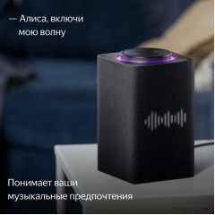 Умная колонка Яндекс Станция Макс (с хабом умного дома Zigbee, черный)