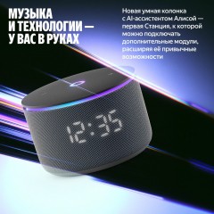 Умная колонка Яндекс Станция Мини 3 Про (черный)