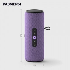 Умная колонка Яндекс Станция Стрит (фиолетовый)