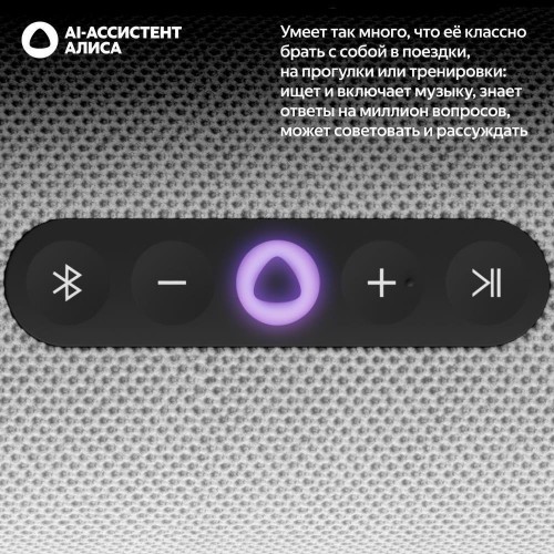 Умная колонка Яндекс Станция Стрит (серый)