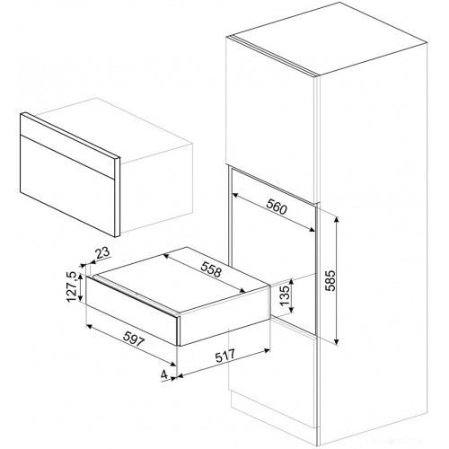 Ящик сомелье Smeg CPS315X