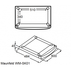 Соединительная планка Maunfeld WM-SK01