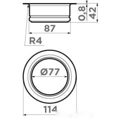 Горловина Omoikiri NA-02 G