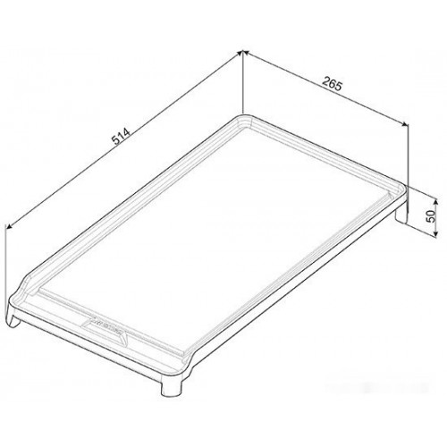 Гриль накладной Smeg TPKTR