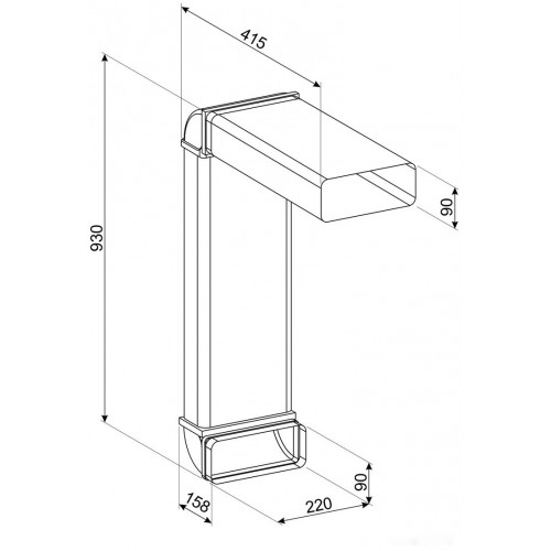 Комплект для рециркуляции Smeg KITEHOBD