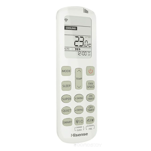 Кондиционер Hisense Zoom DC Inverter AS-24UW4RBTKB00 Wi-Fi