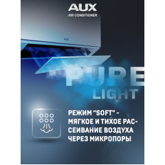 Сплит-система AUX Classic Inverter ASW-H24A4/BA-R2DI/AS-H24A4/BA-R2DI