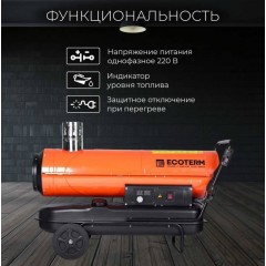 Тепловая пушка Ecoterm DHI-30W
