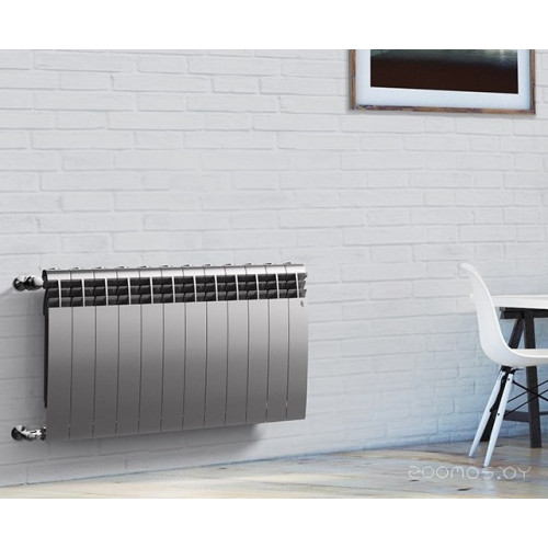 Радиатор Royal Thermo BiLiner 500 Silver Satin (8 секций)