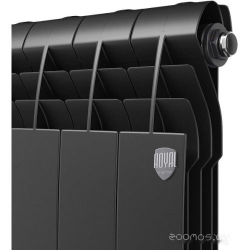 Радиатор Royal Thermo Biliner Alum 500 Noir Sable (4 секции)