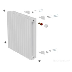 Радиатор Royal Thermo Shift Q30 VC2050 - 16 секций RAL9016