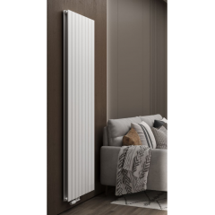 Радиатор РадиаТерм Коста (8 ребер, RTK18821, белый глянец)