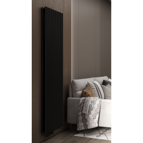 Радиатор РадиаТерм Коста (8 ребер, RTK1882.1, черный матовый)