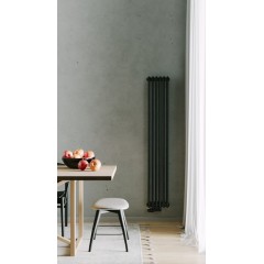 Радиатор РадиаТерм Виктория 3 (RTV15632 ребер 6, черный глянец)