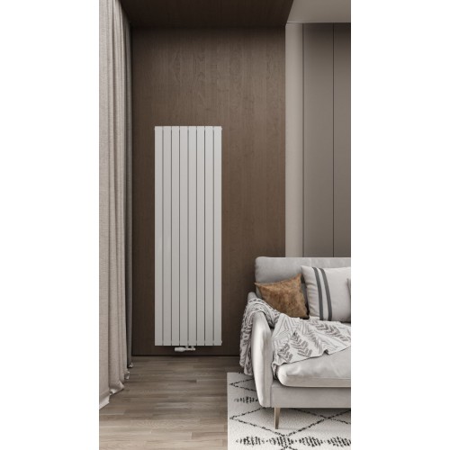 Радиатор РадиаТерм Франколи 1 (белый матовый, ребер 8)