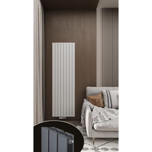 Радиатор РадиаТерм Франколи 2 (белый матовый, ребер 8)