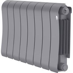 Радиатор Royal Thermo Infinity 300 Silver Satin - 8 секций