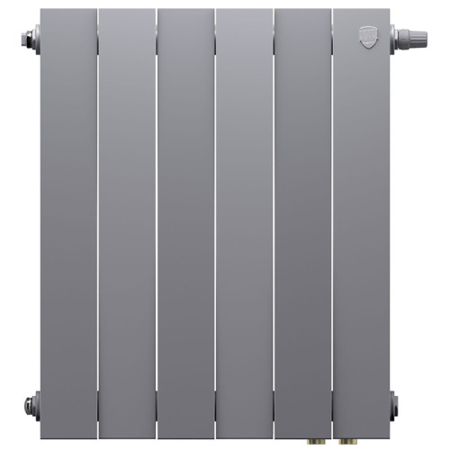 Радиатор Royal Thermo PianoForte 500 Silver Satin VDR80 - 6 секций