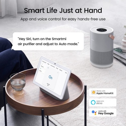 Очиститель воздуха SmartMi Air Purifier P1 ZMKQJHQP12 (серебристый)