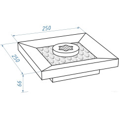 Биокамин Firelight BFP/T-2525 Cup