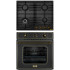Комплект встраиваемой техники ZorG Technology BE6 RST black+ BLC FDW r+black