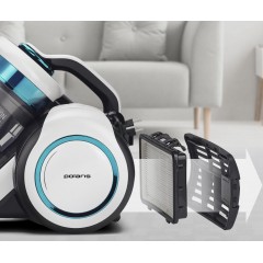 Пылесос Polaris PVC 1834 Silent (Жемчужный-Бирюзовый)