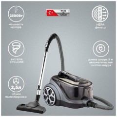 Пылесос Kraft KF-KVC2306