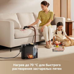 Пылесос Dreame Portable Carpet Spot Cleaner N20 Steam HNR27A (евровилка, черный)