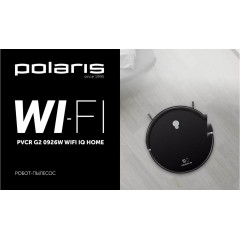 Робот-пылесос Polaris PVCR G2 0926W Wi-Fi IQ Home (черный)