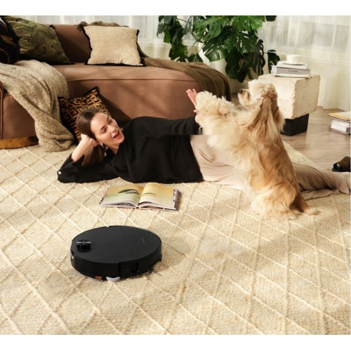 Робот-пылесос Roborock Robotic Vacuum Cleaner+Empty Wash Fill Dock S9 MaxV Ultra S90VER S9MVU52-02 (с русской озвучкой, черный)
