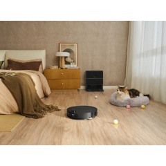 Робот-пылесос Roborock Robotic Vacuum Cleaner+Empty Wash Fill Dock S9 MaxV Ultra S90VER S9MVU52-02 (с русской озвучкой, черный)