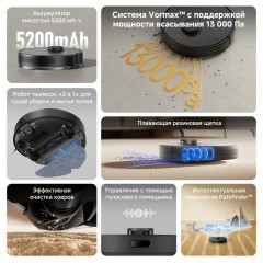 Робот-пылесос Dreame Robot Vacuum F10 Black RLF11SA (евровилка, черный)