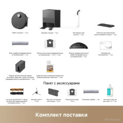 Робот-пылесос Dreame Robot Vacuum Aqua10 Ultra Roller Complete Black RLH71DE-1 (евровилка, черный)