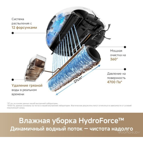 Робот-пылесос Trouver Robot Vacuum S70 Roller White RLZ12SE (евровилка, белый)