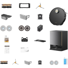 Робот-пылесос Dreame Robot Vacuum X60 Ultra Complete Black RLX87DE (евровилка, черный)