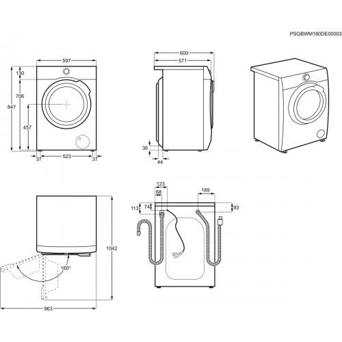 Стиральная машина AEG L 7FBE48 SR