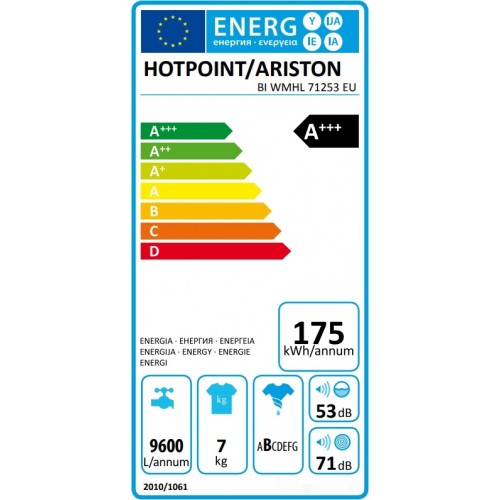 Стиральная машина Hotpoint-Ariston BI WMHL 71253 EU