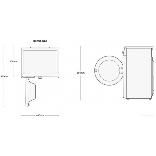 Стиральная машина Samsung WW65AG4S21CXLD