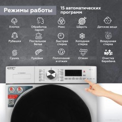 Стиральная машина Kraft TCH-HDD8596SW