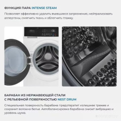 Стиральная машина ZUGEL ZWF10140I Inverter Steam