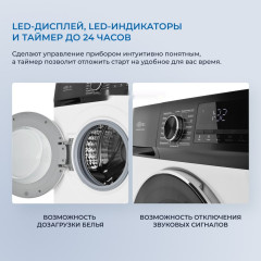 Стиральная машина ZUGEL ZWS7120I Inverter Steam